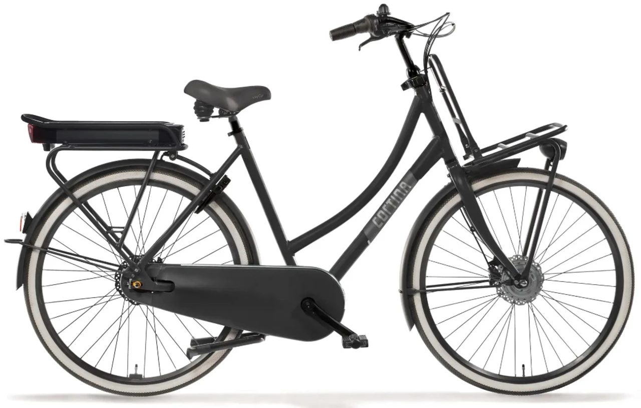Cortina eu4 transport db7 sdfm 2026 dames zwart mat cortina elektrische fietsen