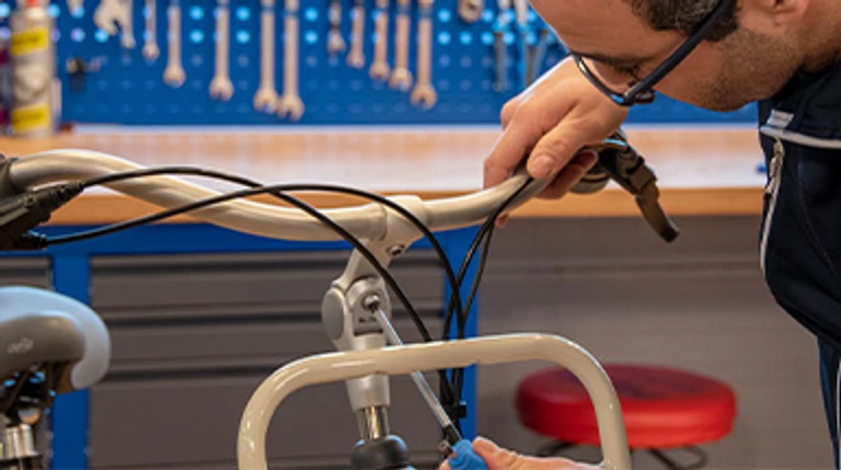 Voorbouw afstellen stuur overzichtsfoto bf