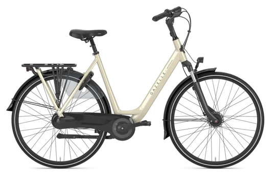 Gazelle orangec7 plus wit dames
