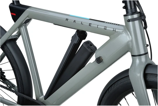 Raleigh one 2026 heren grijs raleigh elektrische stadsfiets accu