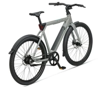 Raleigh one 2026 heren grijs raleigh elektrische stadsfiets achterkant