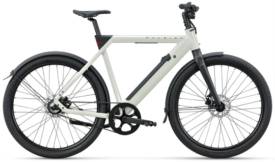 Raleigh one 2026 heren wit raleigh elektrische stadsfiets