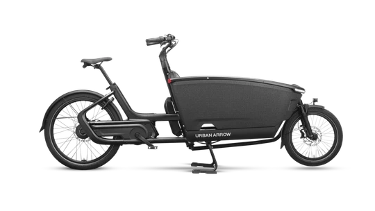 Urban arrow family next2 black urban arrow bakfietsen