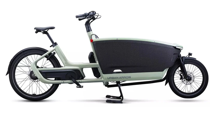Urban arrow family next2 green urban arrow bakfietsen