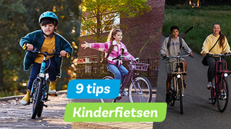 Tips kinderfietsen overzichtsfoto