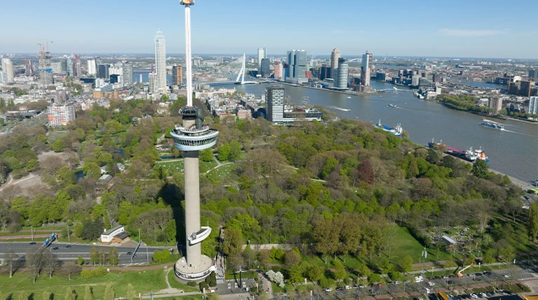 Rotterdam bakfietsstad overzichtsfoto