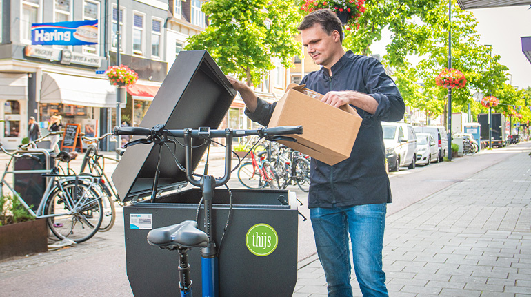 Dag bestelbus, hallo bakfiets! Uitstootvrij vervoer op 2 wielen