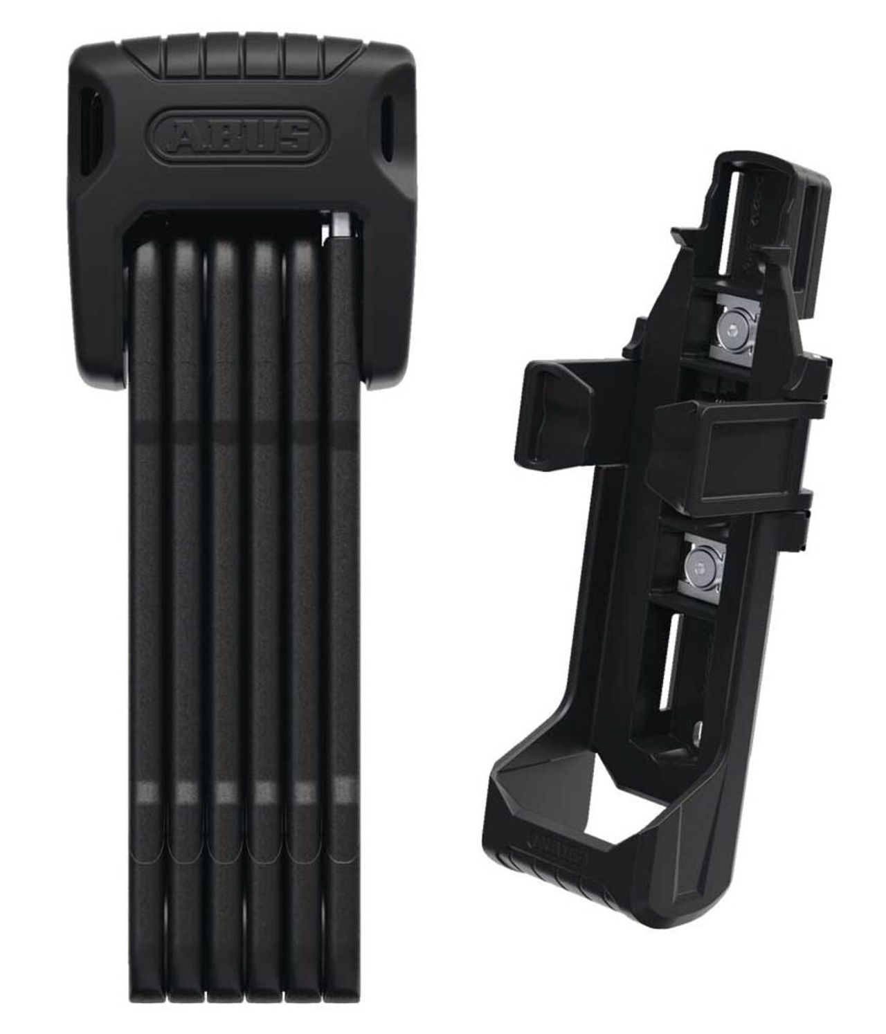 ABUS Porte-Antivol SH 6500K/90 - Support Pour Antivol Pliable Bordo - Fixation Cadre Vélo Sans Outil - Noir