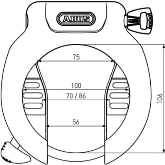 Abus PRO AMPARO 4750S R