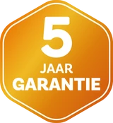 5 jaar garantie