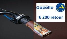 Gazelle Shimano Steps Cashback actie - 200,-