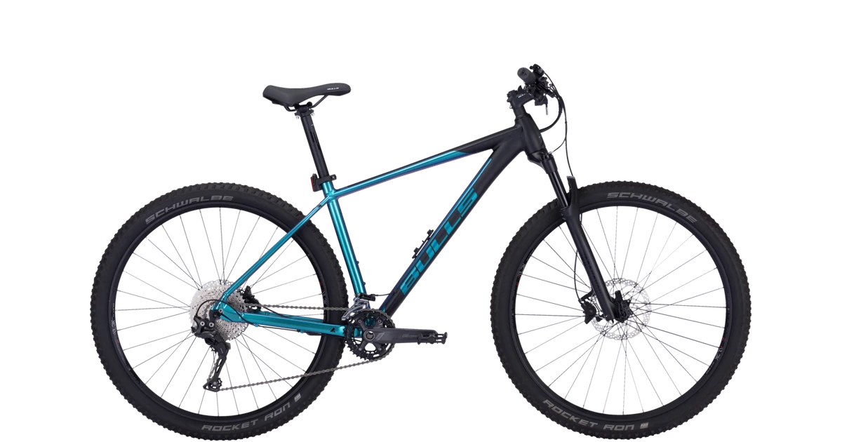 Bulls copperhead3 29 2022 heren zwart mat blauw bullls mountainbikes