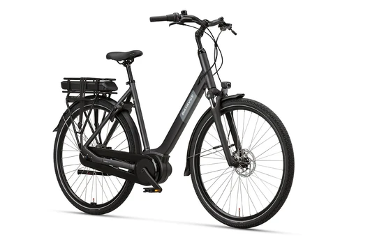 Batavus altura cp plus 2026 dames zwart mat batavus elektrische fietsen voorkant