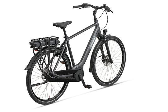Batavus altura cp heren zwart mat batavus elektrische fietsen achterkant