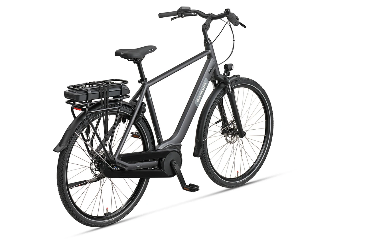 Batavus altura cp heren zwart mat batavus elektrische fietsen achterkant