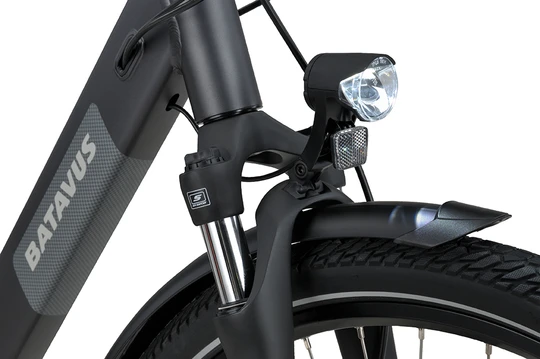 Batavus altura cp heren zwart mat batavus elektrische fietsen koplamp