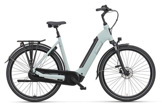 Batavus altura pt pro 500 wh dames groen turquoise mat batavus elektrische fietsen