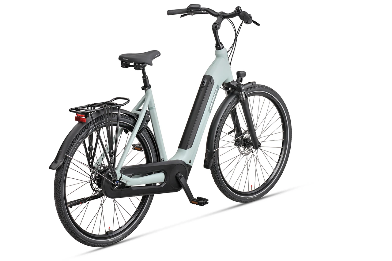 Batavus altura pt pro 500 wh dames groen turquoise mat batavus elektrische fietsen