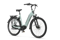 Batavus altura pt 500 wh dames blauw turqoise mat batavus elektrische fietsen voorkant