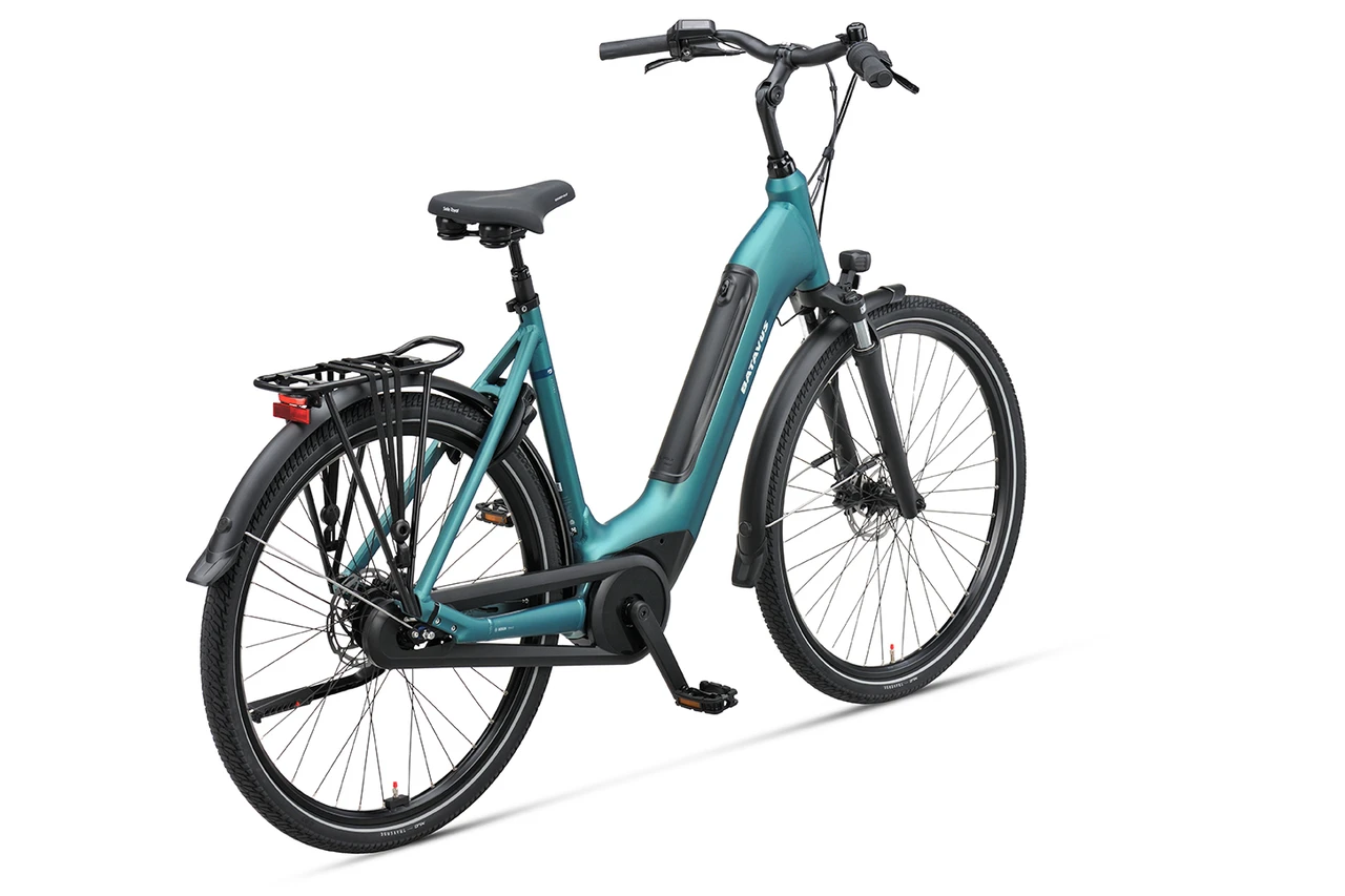 Batavus altura pt 500 wh dames blauw goen mat batavus elektrische fietsen achterkant