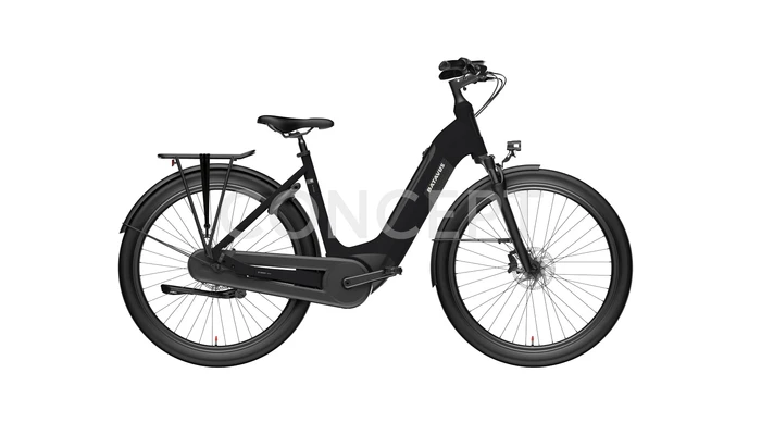 Batavus altura pt 500 wh dames zwart turqoise mat batavus elektrische fietsen