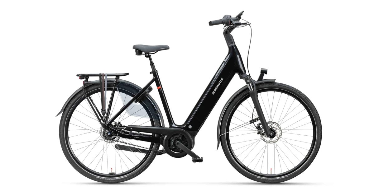 Batavus finez e go power exclusive smart 2024 dames zwart elektrische fietsen
