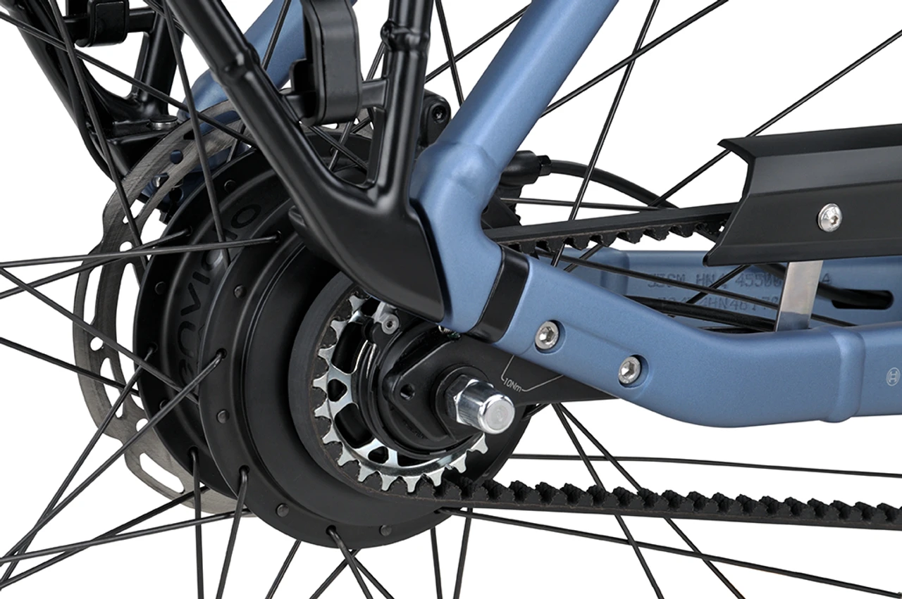 Batavus finez pt exclusive plus 2026 dames blauw mat batavus elektrische fietsen belt