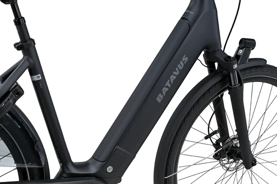 Batavus finez pt exclusive plus 2026 dames zwart mat batavus elektrische fietsen frame