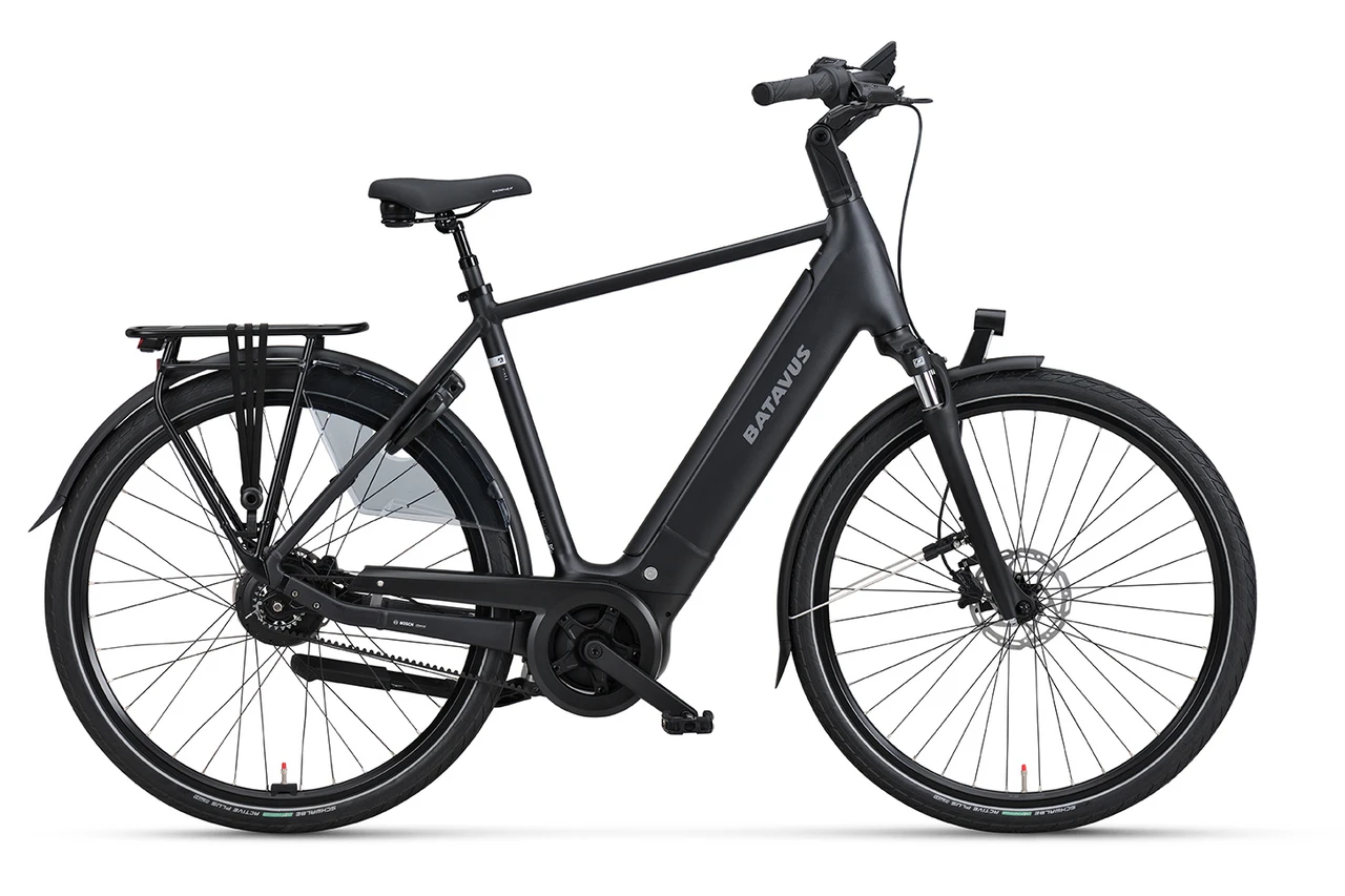 Batavus finez pt exclusive plus 2026 heren zwart mat batavus elektrische fietsen
