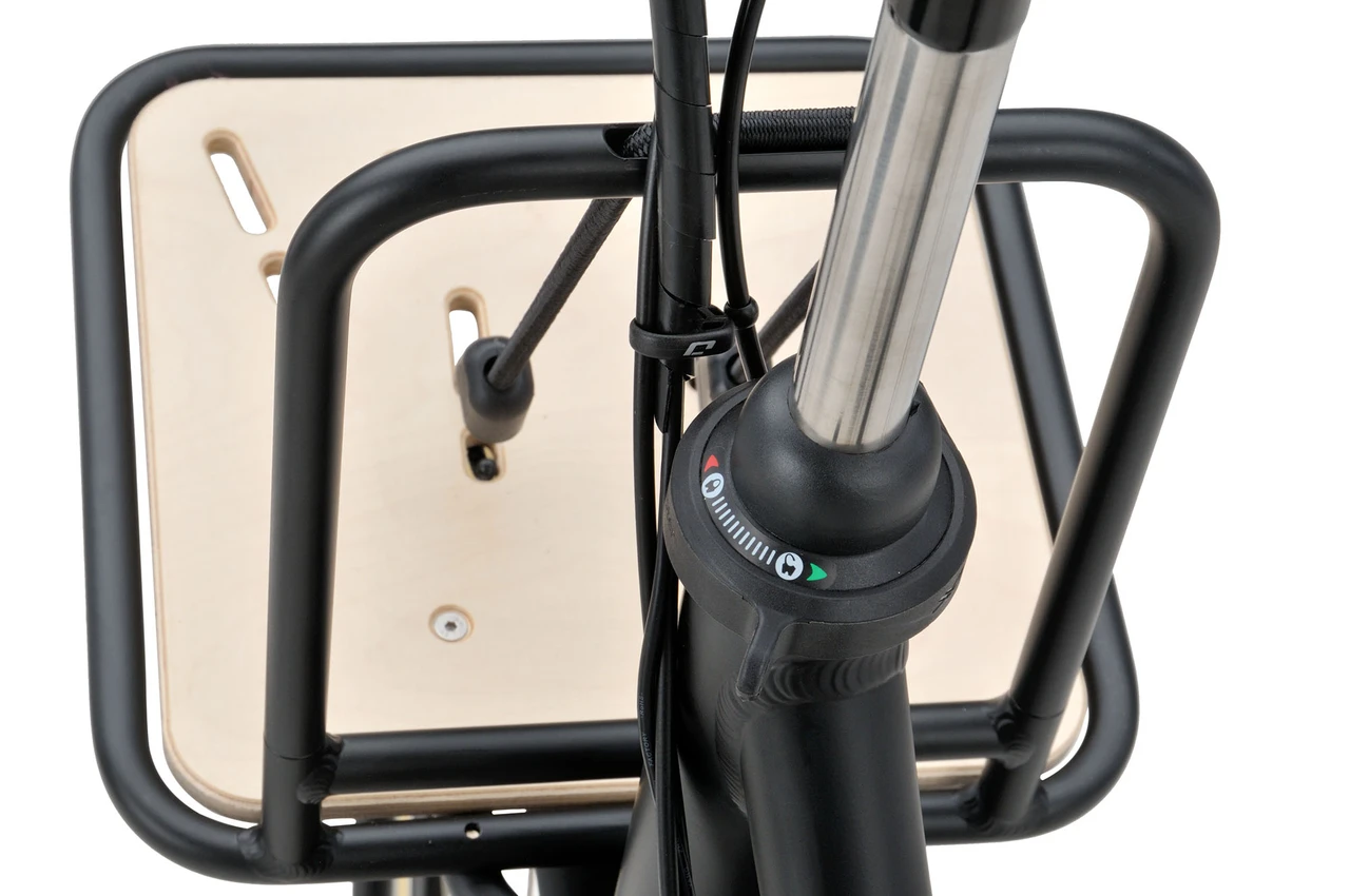 Batavus packde go plus 2021 dames zwart mat batavus elektrische fietsen voorrekje