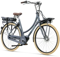 Batavus packde goplus 2021 dames blauwmat batavus elektrische fietsen voorkant