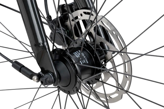 Batavus dinsdag sport 30 2022 heren zwart hybride fietsen naaf