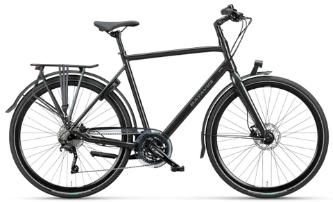 Batavus dinsdag sport 30 2022 heren zwart hybride fietsen