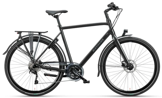 Batavus dinsdag sport 30 2022 heren zwart hybride fietsen