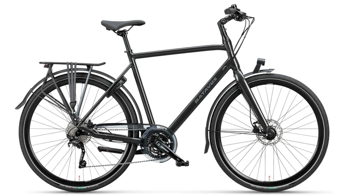 Batavus dinsdag sport 30 2022 heren zwart hybride fietsen