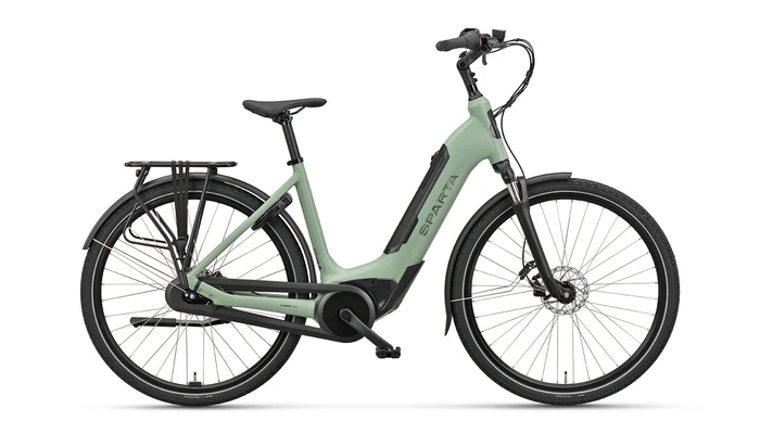 Batavus cgrid energy dames groen mat batavus elektrische fietsen