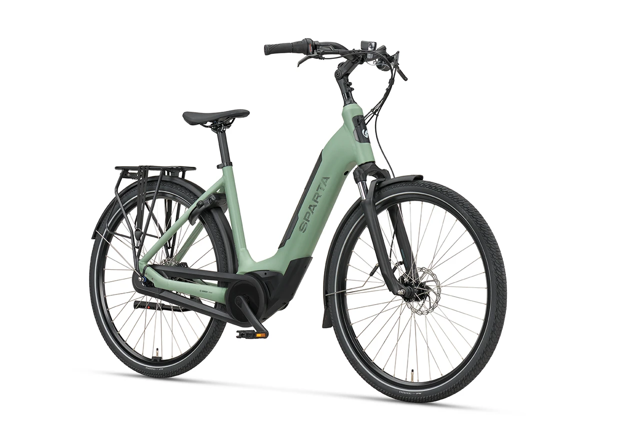 Batavus cgrid energy dames groen mat batavus elektrische fietsen