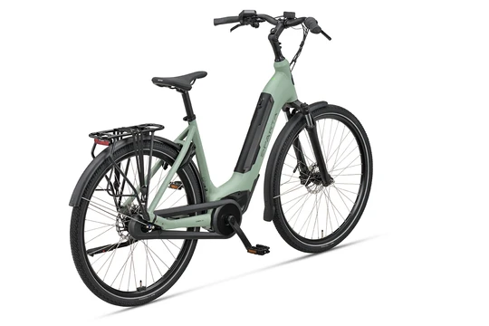 Batavus cgrid energy dames groen mat batavus elektrische fietsen