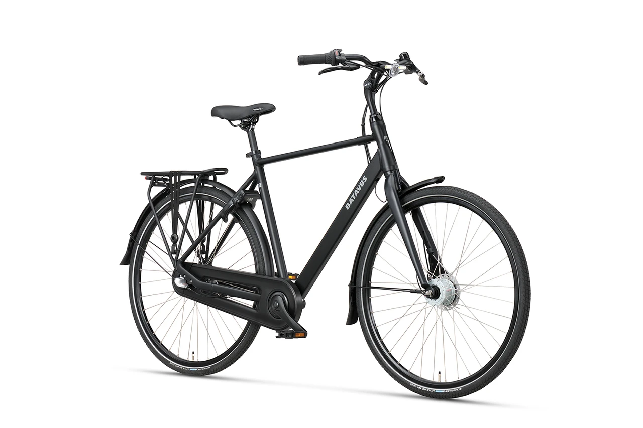 Batavus fonk n7 heren zwart mat zijkant