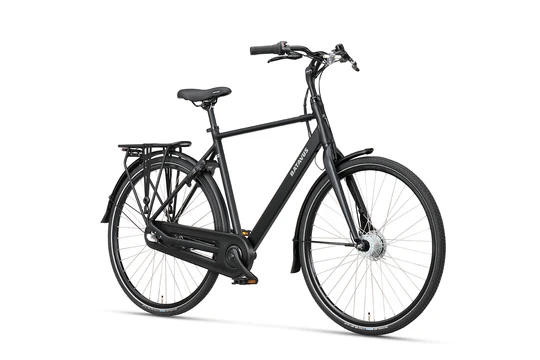 Batavus fonk n7 heren zwart mat zijkant