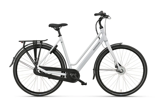 Batavus fonk3 dames zilver mat batavus standsfietsen