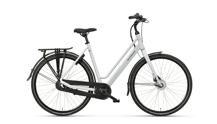 Batavus fonk3 dames zilver mat batavus standsfietsen