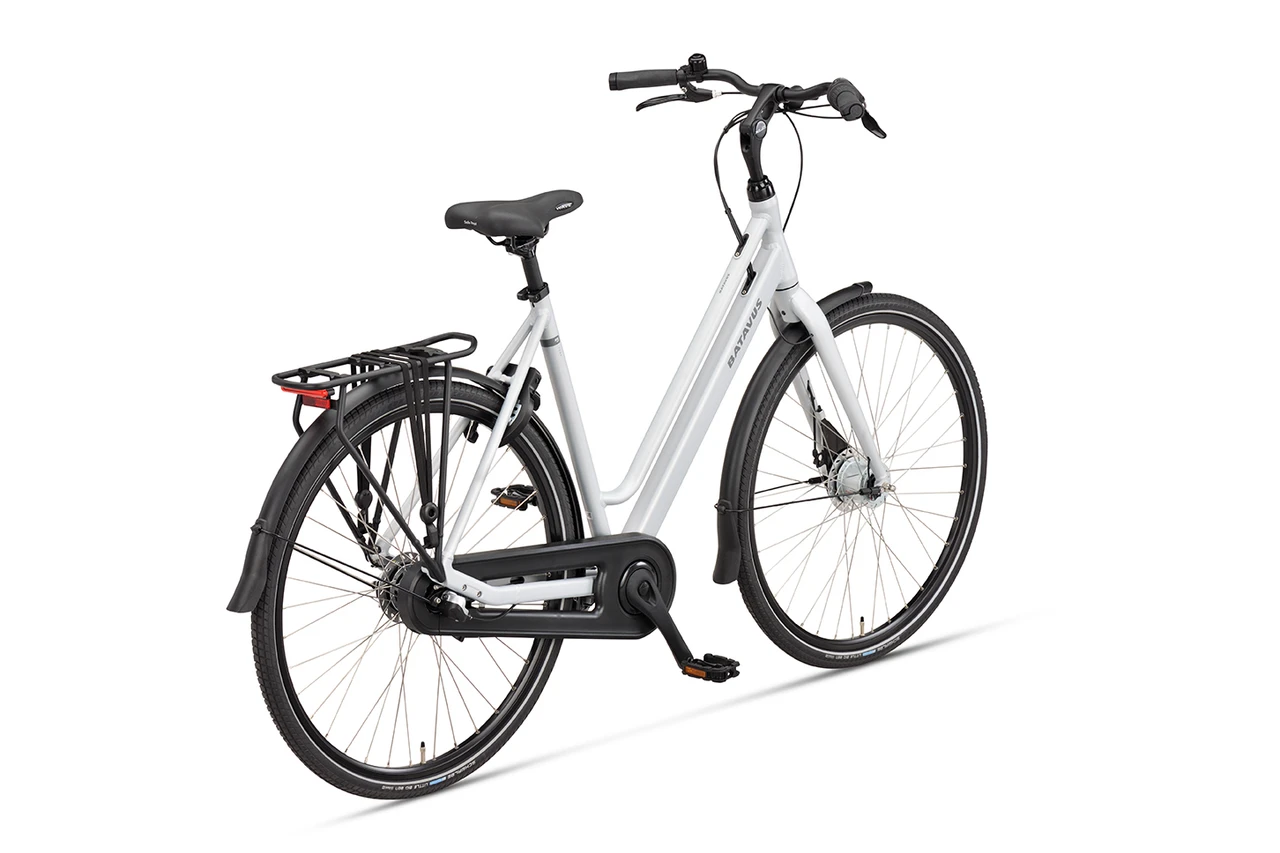 Batavus fonk3 dames zilver mat batavus standsfietsen