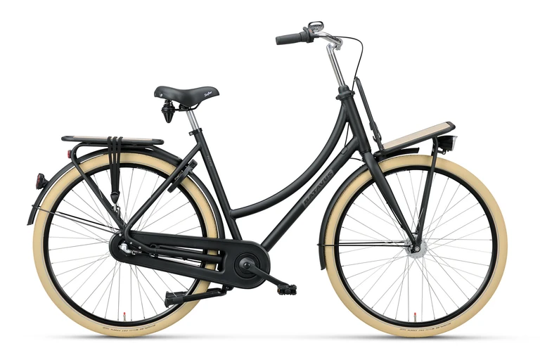 Batavus packd 3 2021 dames zwartmat batavus transportfietsen