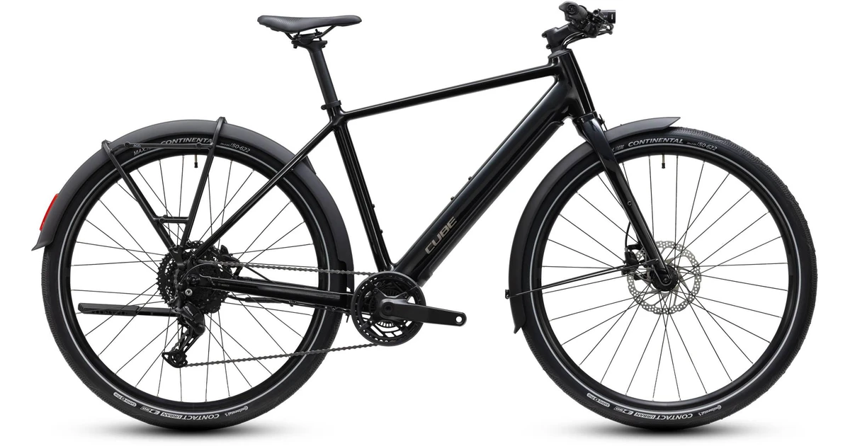 Cube editor hybrid one 360 fe 2027 heren zwart cube hybridefietsen