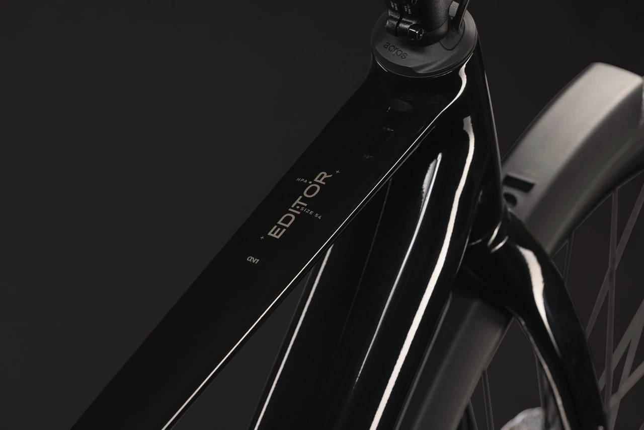 Cube editor hybrid one 360 fe 2027 heren zwart cube hybridefietsen detail
