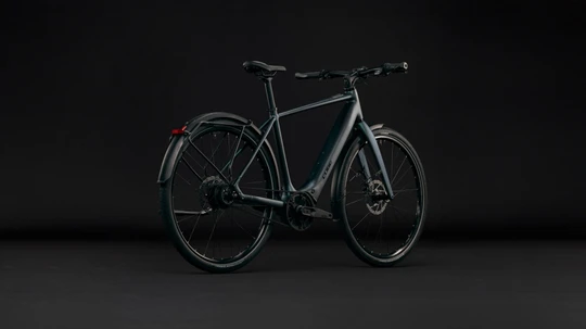 Cube editor hybrid slx 400x fe 2027 heren blauw mat cube elektrischefietsen achterkant
