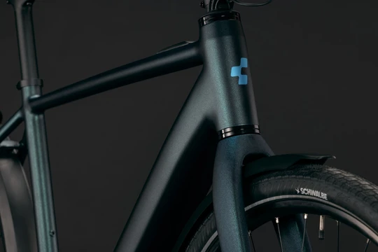 Cube editor hybrid slx 400x fe 2027 heren blauw mat cube elektrischefietsen detail