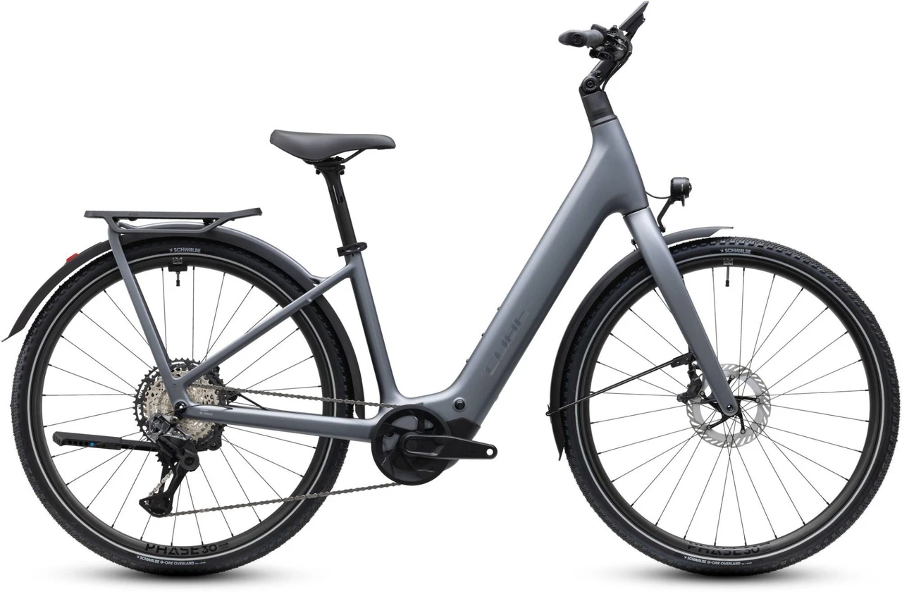 Cube kathmandu hybrid c62 sl t400x 2027 grijsmat dames cube elektrische hybride fietsen