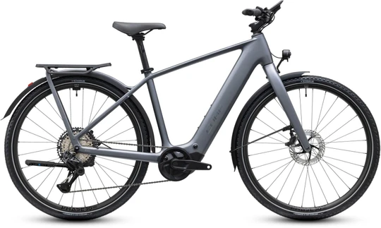 Cube kathmandu hybrid c62 sl t400x 2027 grijsmat heren cube elektrische hybride fietsen